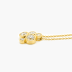 NEW 18ct Yellow Gold Diamond Bubble Necklace - Jordans Jewellers