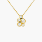 NEW 18ct Yellow Gold Diamond Bubble Necklace - Jordans Jewellers