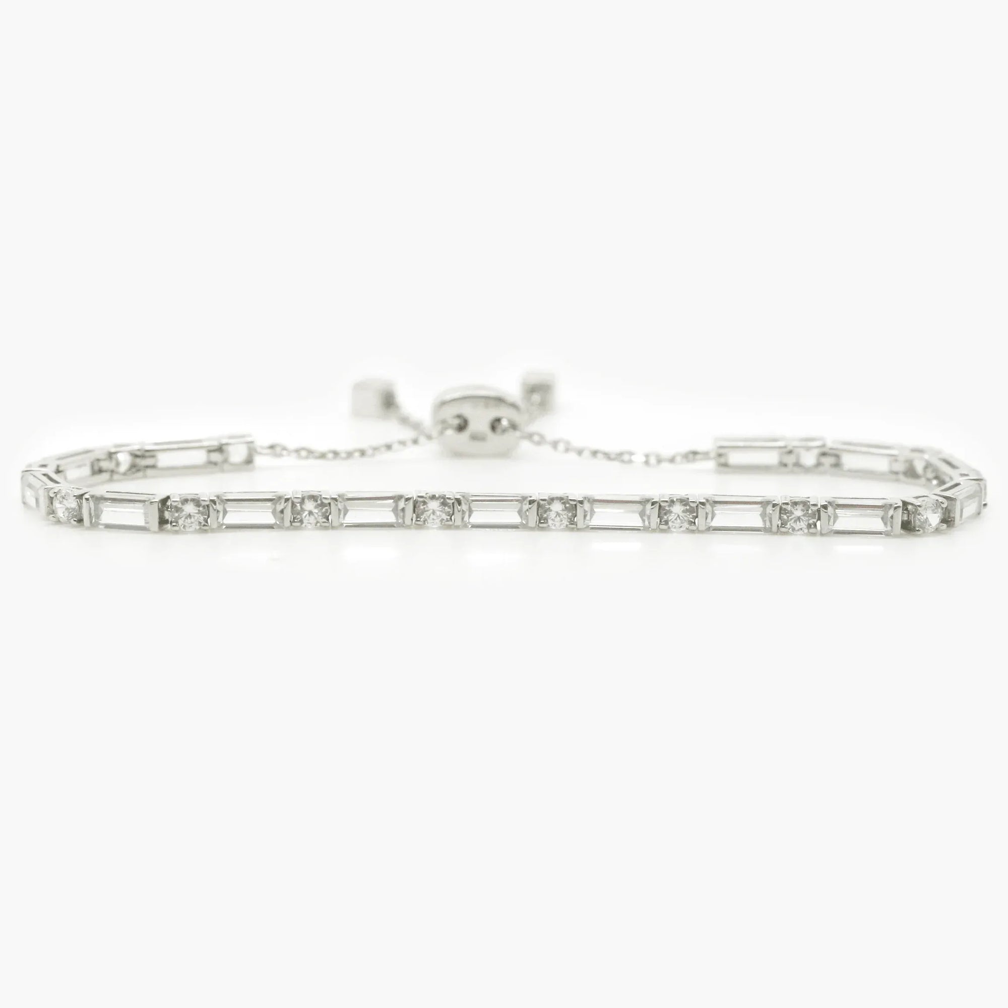NEW Silver CZ Adjustable Bracelet - Jordans Jewellers