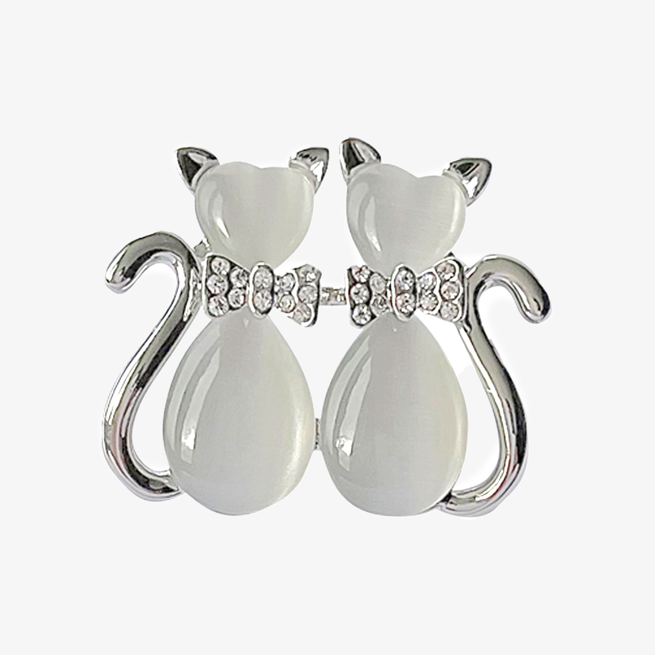 Sterling silver 2025 cat brooch