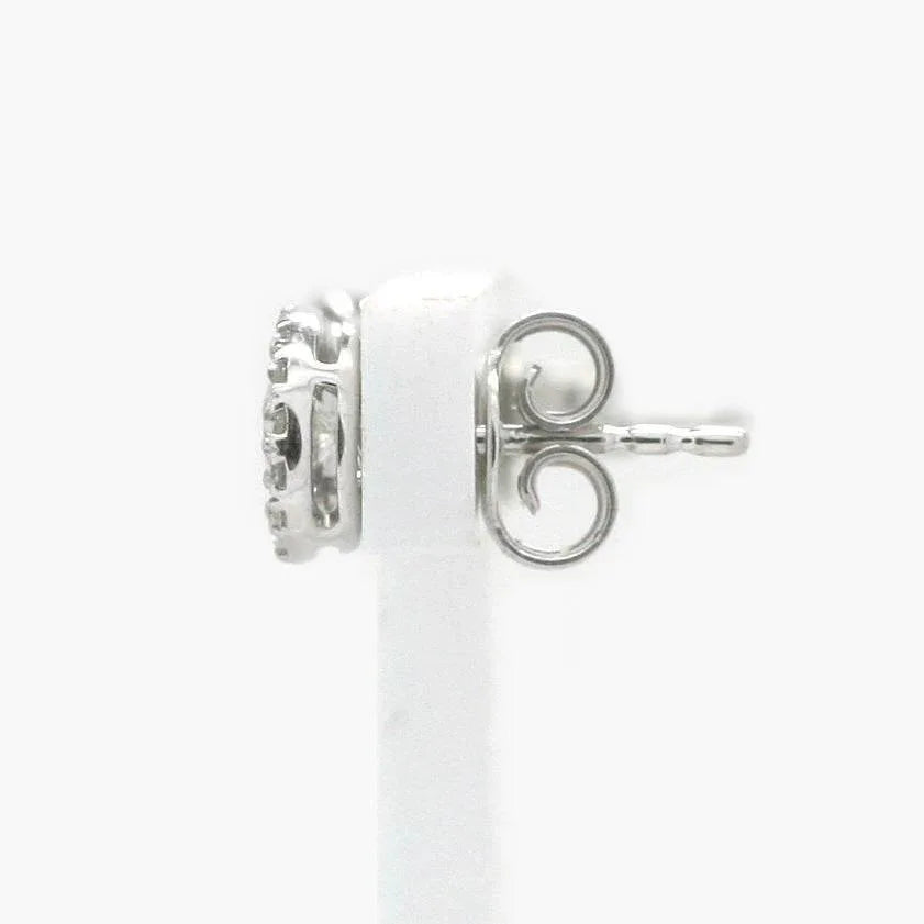 NEW 9 Carat White Gold 0.50 Carat Diamond Earrings - Jordans Jewellers