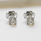 NEW Diamond Solitaire Earrings - Jordans Jewellers
