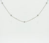 NEW 18 Carat White Gold Diamond Set Chain