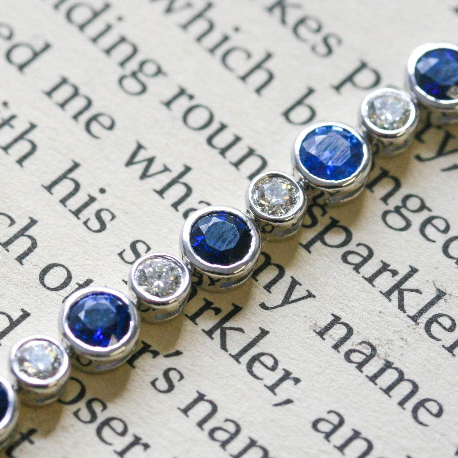 NEW Sapphire & Diamond Bracelet - Jordans Jewellers