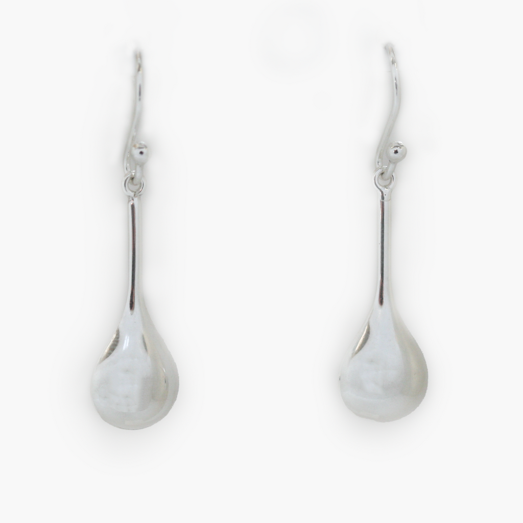 NEW Silver Pear Drop Earrings