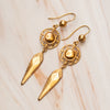 Pre-Owned 9 Carat Yellow Gold Drop Earrings