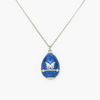 NEW Blue Egg Butterfly Diamond Necklace