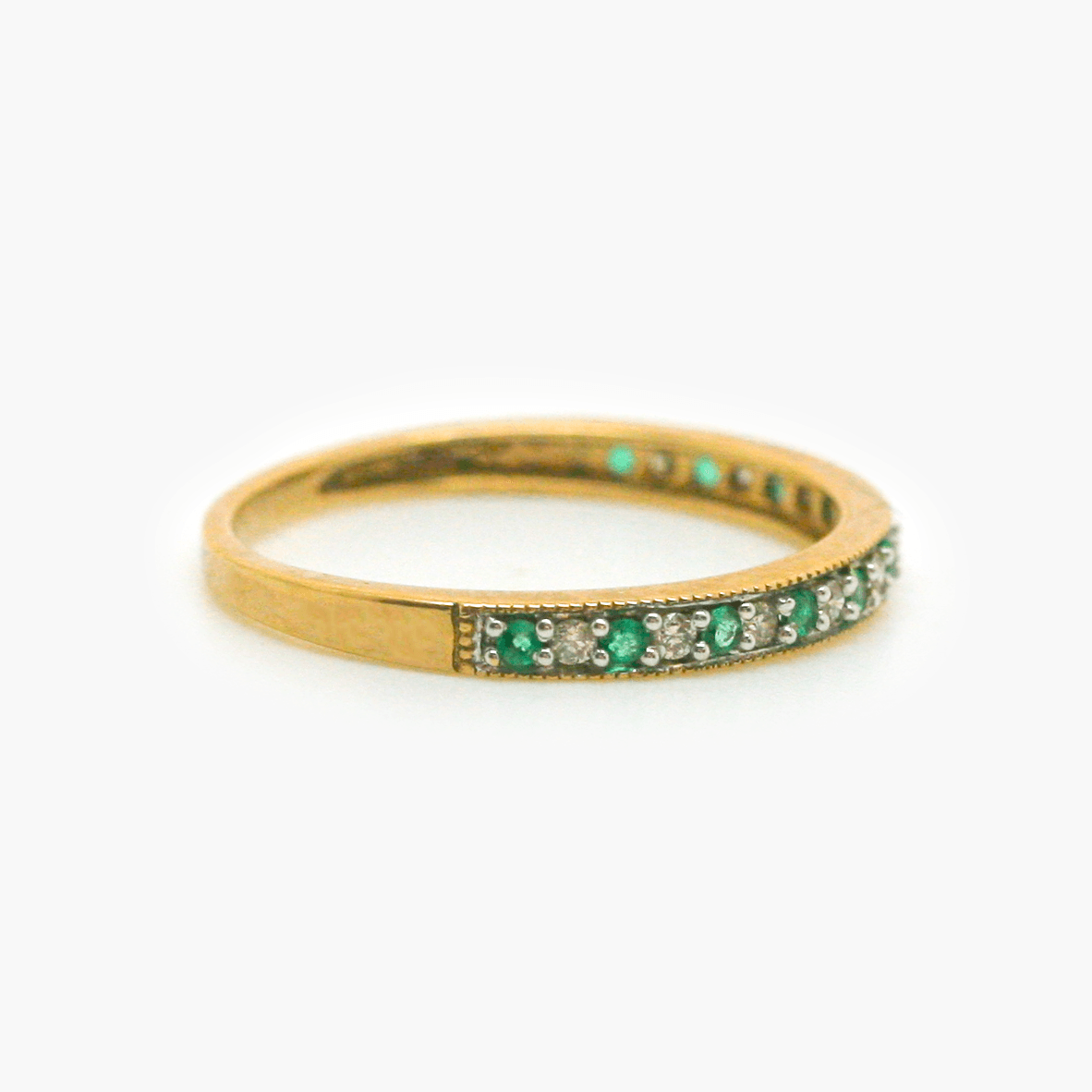 9 carat gold emerald 2025 ring