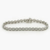 Fancy Diamond Cluster Bracelet 9ct White Gold