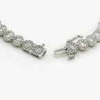 Fancy Diamond Cluster Bracelet 9ct White Gold - Jordans Jewellers