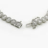 Fancy Diamond Cluster Bracelet 9ct White Gold