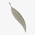 NEW Sparkling Leaf Brooch - Jordans Jewellers