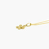 NEW 9ct Yellow Gold CZ Daisy Pendant Necklace