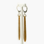 Fossilised Coral Drop Earrings in Silver - Jordans Jewellers