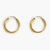 small yellow gold 9 carat hoops