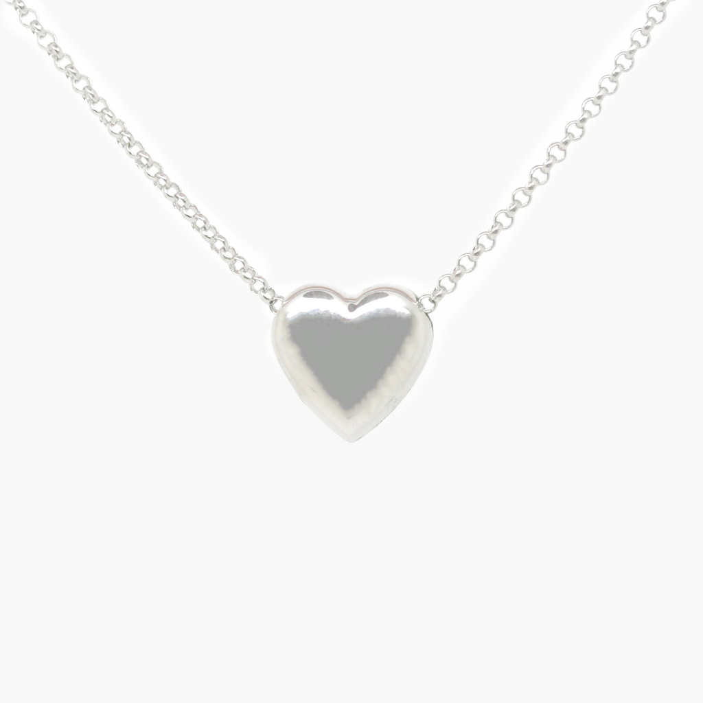NEW Silver Heart Necklace