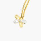 New 18 Carat Yellow Gold Diamond Kiss Pendant Necklace - Jordans Jewellers