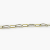 NEW Silver Yellow Gold Plated Two Colour Link Bracelet