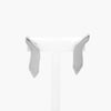 Silver Angled Stud Earrings - Jordans Jewellers