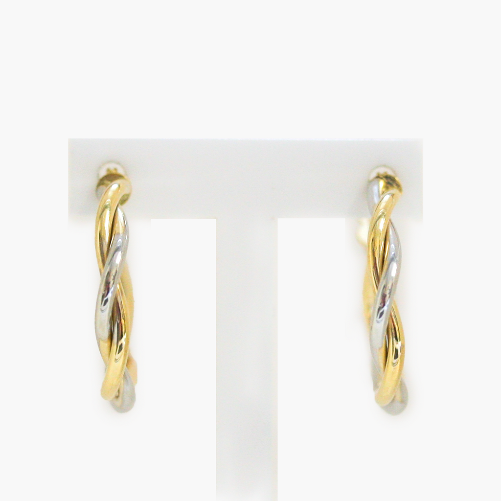 NEW 9 Carat Yellow Gold Hoop Earrings