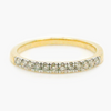 NEW Half Eternity 0.25 Diamond 9 Carat Yellow Gold Ring