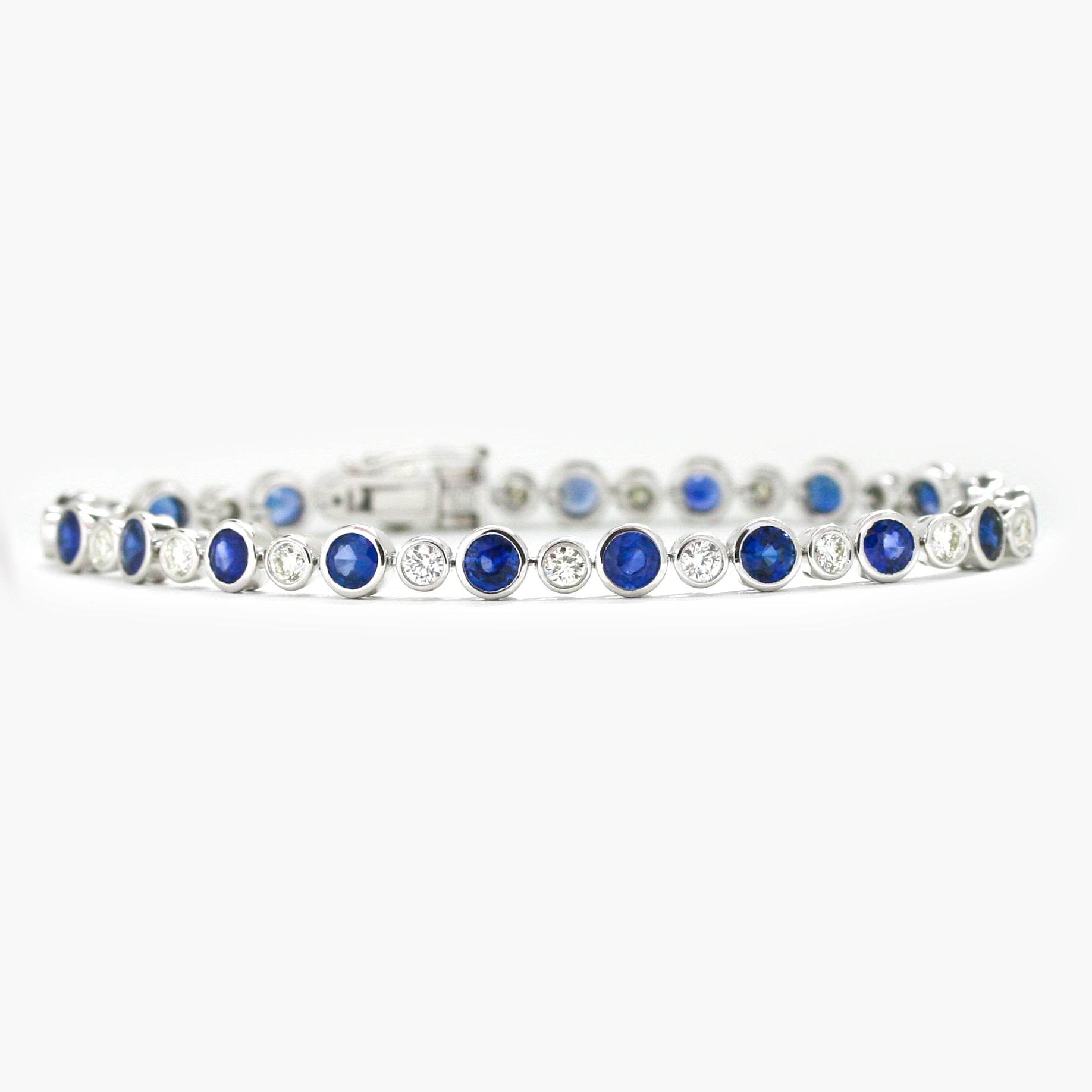 NEW Sapphire & Diamond Bracelet - Jordans Jewellers