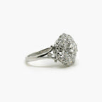 Diamond Cluster Ring 18ct White Gold - Jordans Jewellers