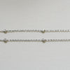 NEW 18 Carat White Gold Diamond Set Chain