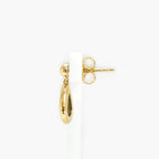 NEW 9 Carat Yellow Gold Opal Doublet Drop Earrings - Jordans Jewellers