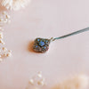 Jordans Jewellers silver marcasite opal pendant necklace - Alternate shot 1 - Lifestyle shot 1
