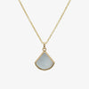 NEW Silver Gold Plated Mother of Pearl Pendant Necklace