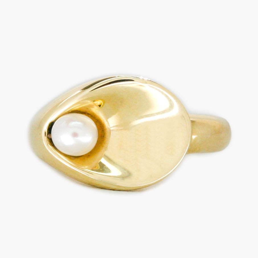 9ct Yellow Gold Preowned Pearl Ring Jordans Jewellers