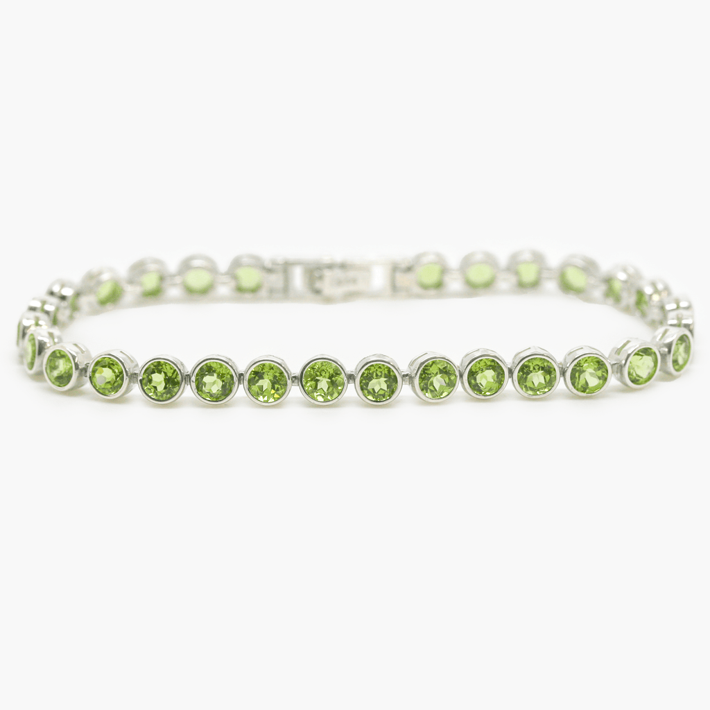 Silver Peridot Bracelet - Jordans Jewellers