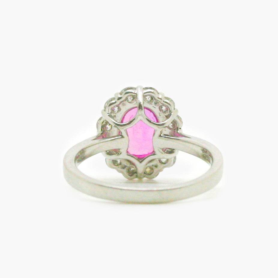 NEW Pink Sapphire & Diamond Ring - Jordans Jewellers