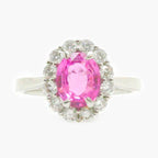 NEW Pink Sapphire & Diamond Ring - Jordans Jewellers