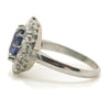 Pre-Owned Blue Sapphire & Diamond Cluster Ring