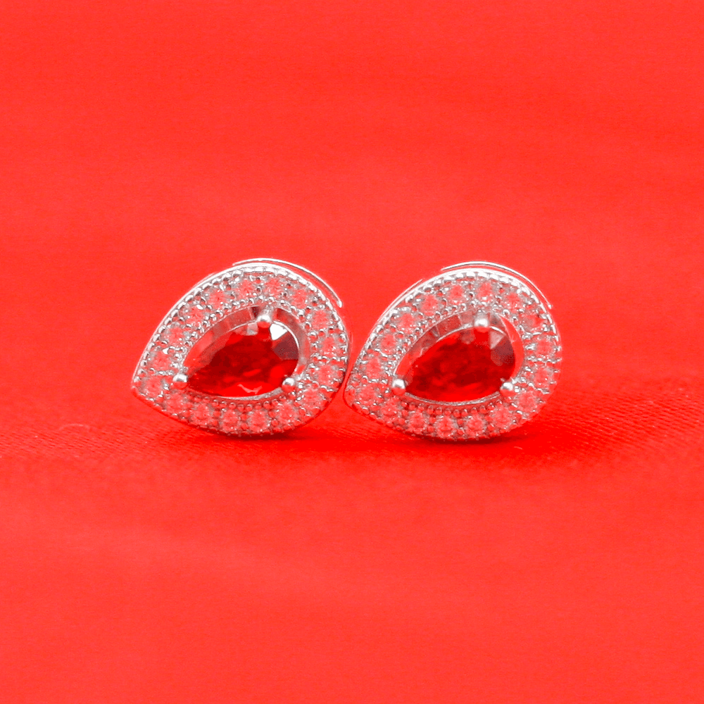 Silver 2025 cz earrings