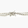 NEW Silver CZ Eternity Rubover Tennis Bracelet 3mm