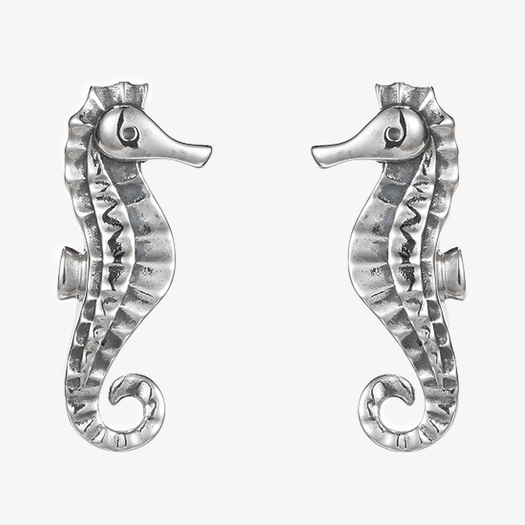 NEW Silver Sea Horse Earrings