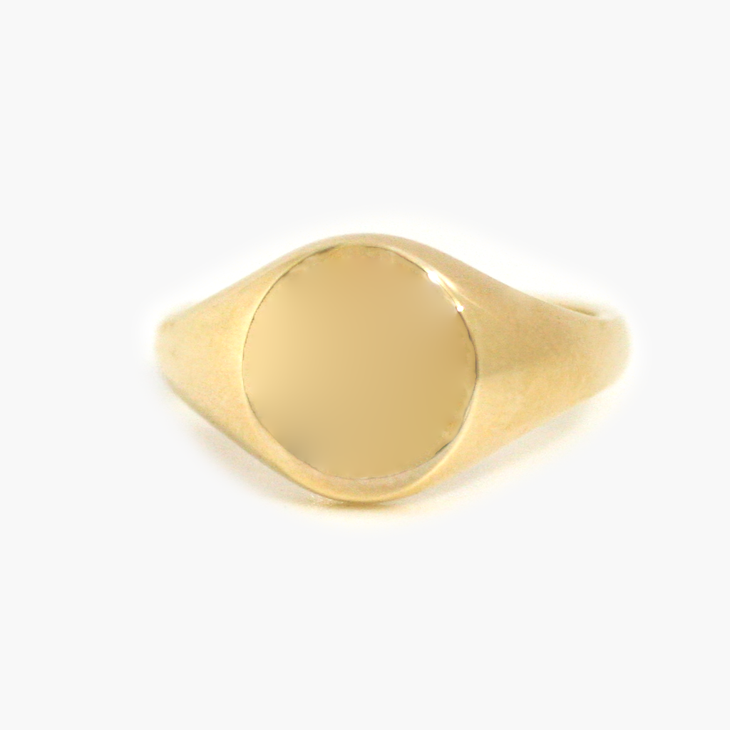 NEW 9 Carat Yellow Gold Signet Ring