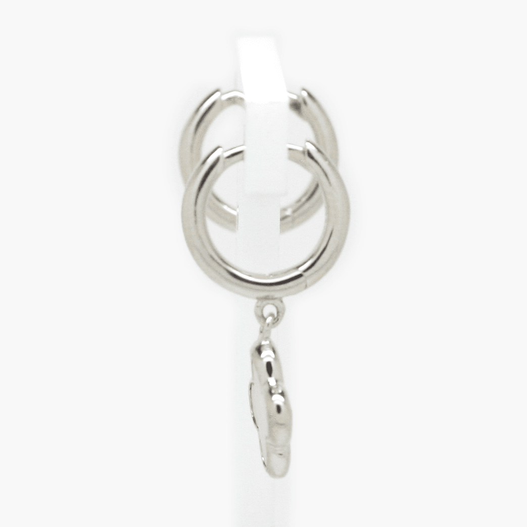 NEW Silver MOP Hoop Earrings - Jordans Jewellers
