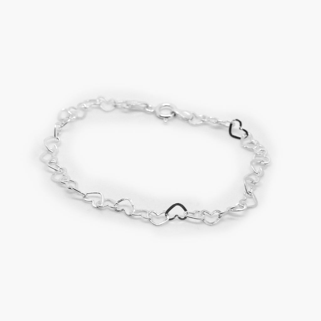 Silver Heart Bracelet