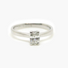 Platinum Diamond Solitaire Oval Brilliant Ring