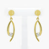 NEW 9 Carat Yellow Gold CZ Earrings