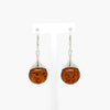 Baltic Amber & Silver Drop Earrings - Jordans Jewellers