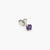 Silver Amethyst Stud Earrings - Jordans Jewellers