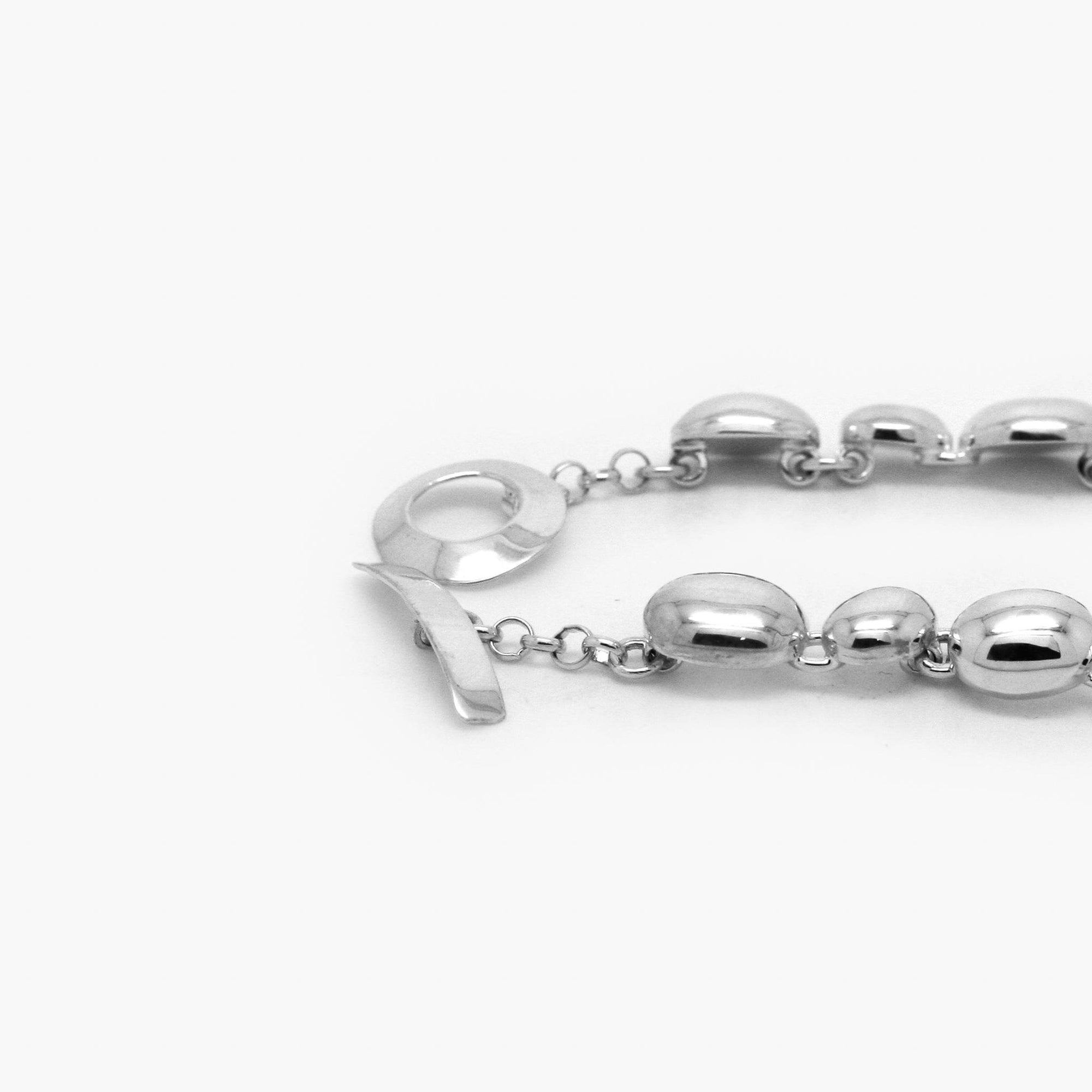 Silver Coastal Stone Bracelet - Jordans Jewellers