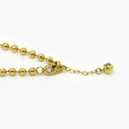 14ct Yellow Gold Adjustable Beaded Bracelet - Jordans Jewellers