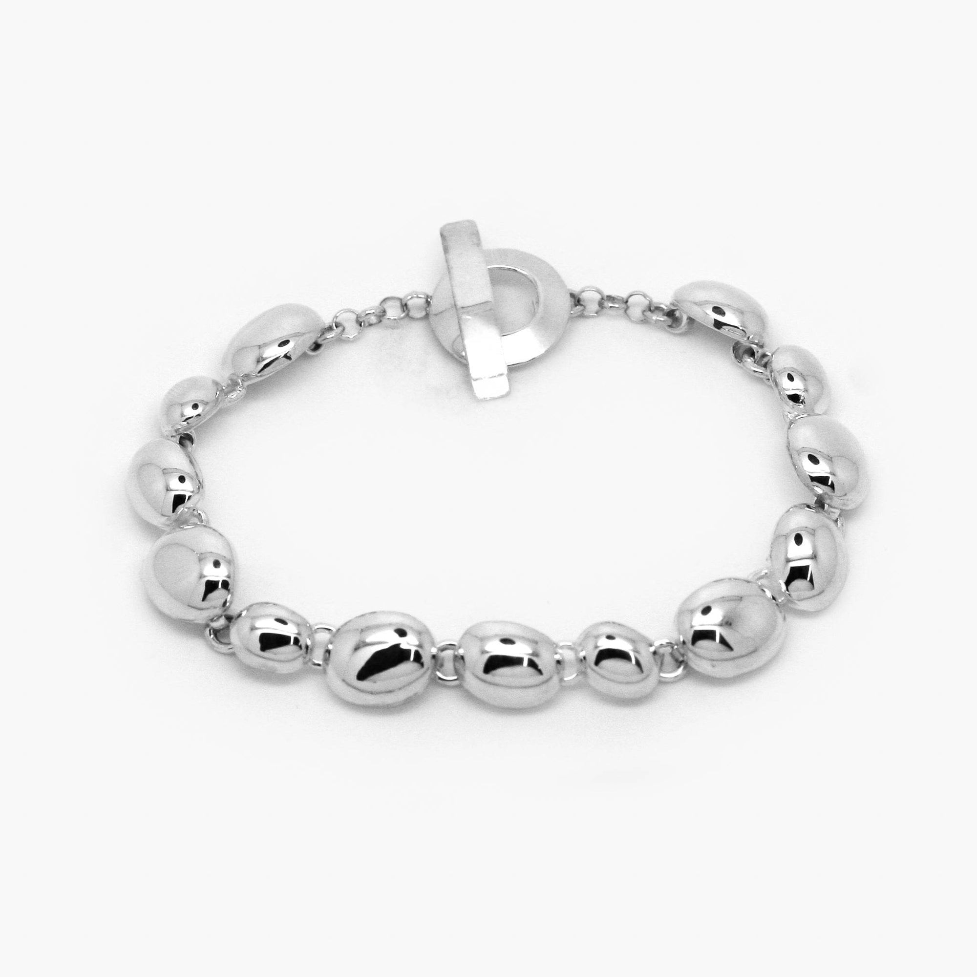 Silver Coastal Stone Bracelet - Jordans Jewellers