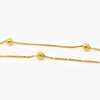 9ct Yellow Gold Bead Necklace - Jordans Jewellers